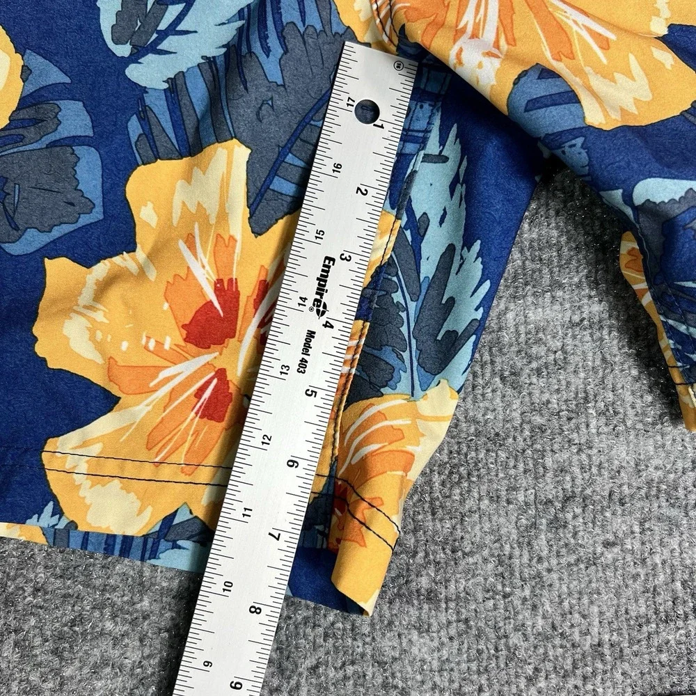 Speedo Swim‎ Trunks Lot (2) Boy's M Blue Orange Tropical Print